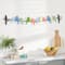 Multi Colored Metal Coastal Wall Decor, 40" x 7"
